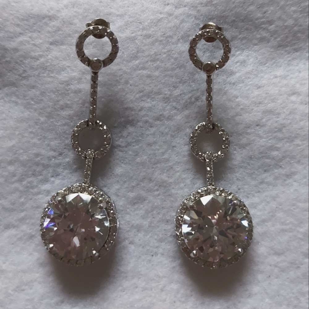 Crystal drop earrings